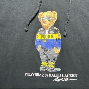 Polo Bear by Ralph Lauren Top Mens Medium Pullover Hoodie Lightweight 67 Casual